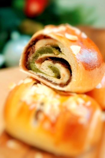 Bread-Cloud-Studio-Sarah-yam-Red Bean Matcha Mochi Roll-2019-2